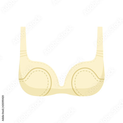 Breastfeeding bra, medical bra for nursing vector Illustration on a white background