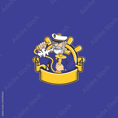 hookah captain mascot