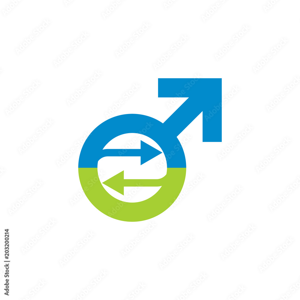 Transfer Man Logo Icon Design