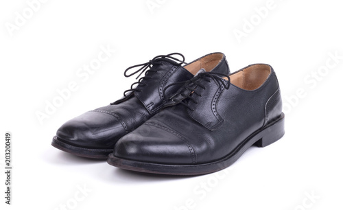 Expensive formal shoes, isolated