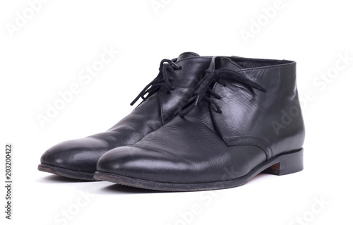 Expensive formal shoes, isolated
