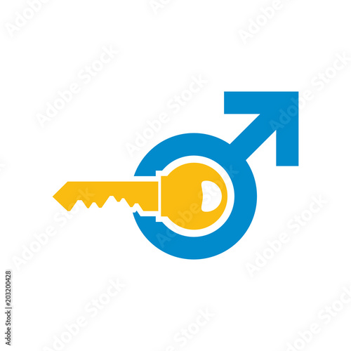 Key Man Logo Icon Design