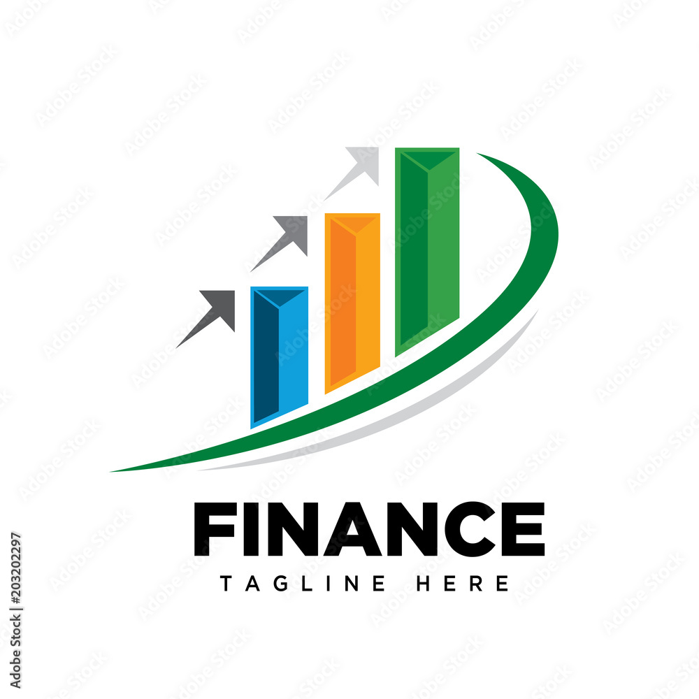 Arrow up increase data statistic logo Arrow up increase data statistic logo