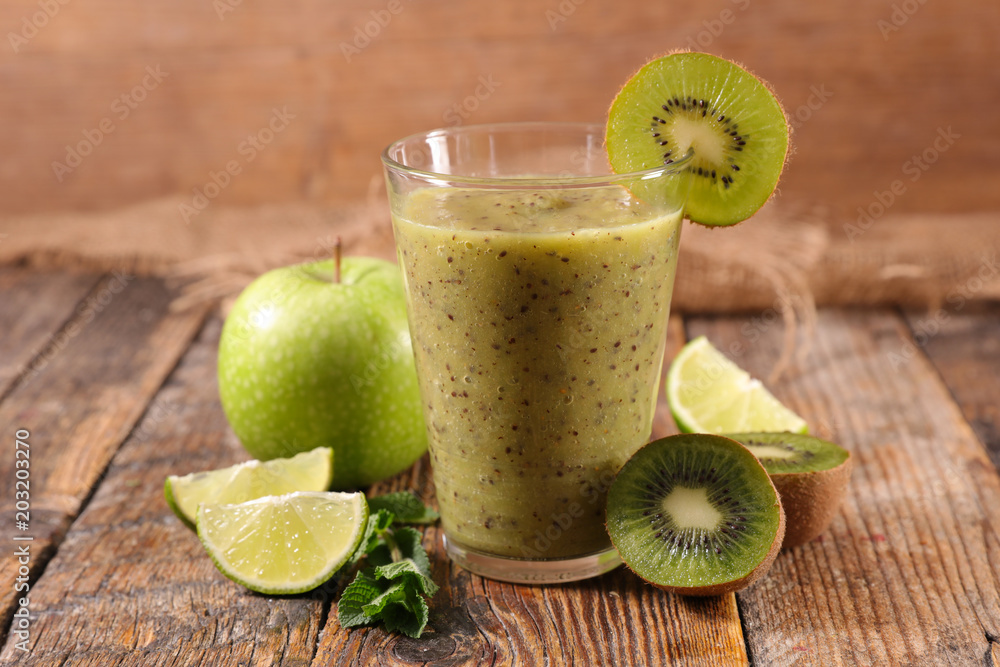 kiwi juice or smoothie kiwi juice or smoothie
