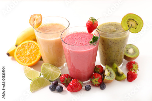 assorted juice or smoothie