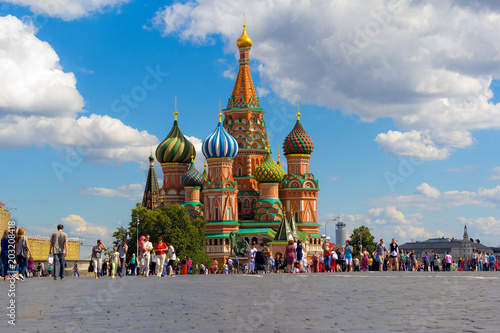 St. Basil's Cathedral on the Red Square in Moscow