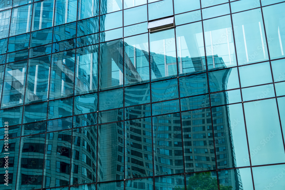 The modern buildings of the city skyscrapers. The modern buildings of the city skyscrapers.