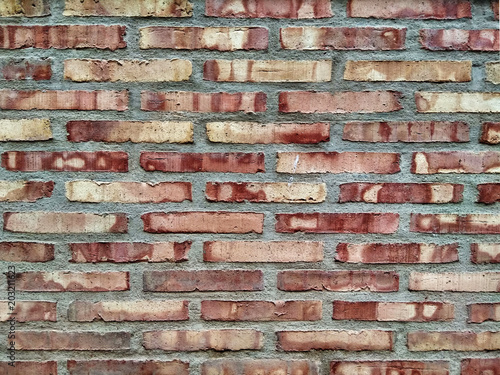 Brick wall background colorful texture
