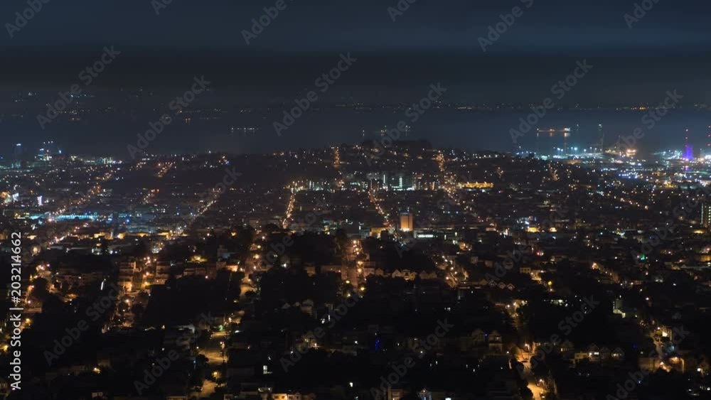San Francisco Bay Cityscape Grids Time Lapse San Francisco Bay Cityscape Grids Time Lapse