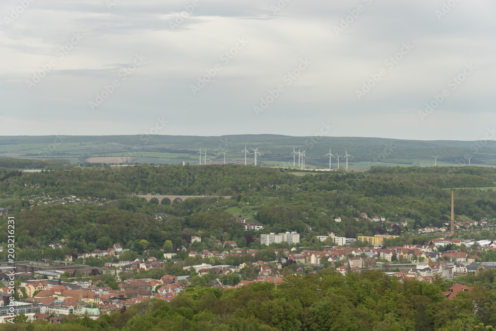 View over Eisenach / Germany
