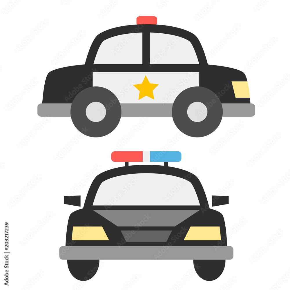 police car icons police car icons