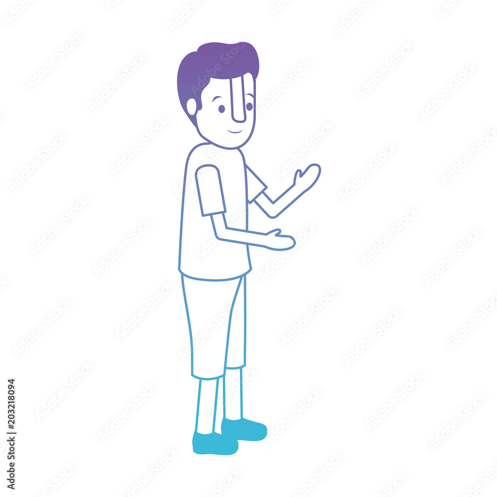 isometric little boy character vector illustration design isometric little boy character vector illustration design