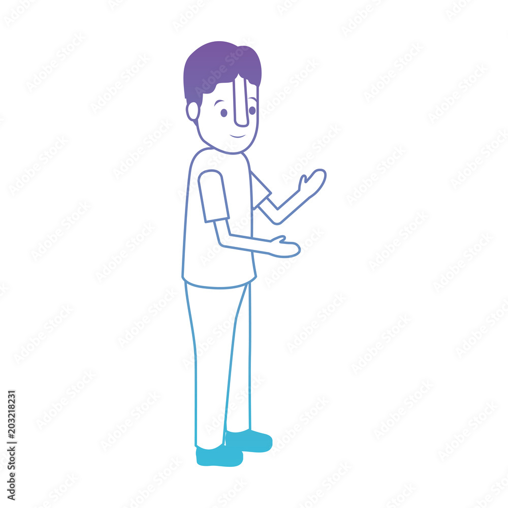 isometric little boy character vector illustration design isometric little boy character vector illustration design