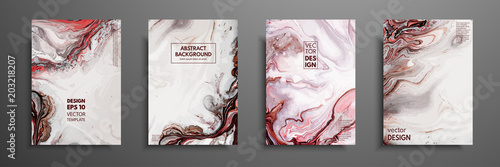 Swirls of marble or the ripples of agate. Liquid marble texture. Fluid art. Applicable for design covers, presentation, invitation, flyers, annual reports, posters and business cards. Modern artwork.