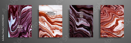 Swirls of marble or the ripples of agate. Liquid marble texture. Fluid art. Applicable for design covers, presentation, invitation, flyers, annual reports, posters and business cards. Modern artwork.