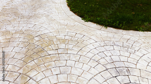 modèle de béton imprimé de sol