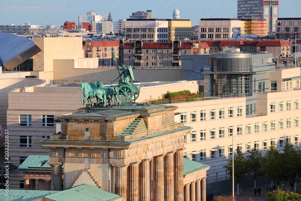 Fototapeta premium Berlin cityscape, Germany