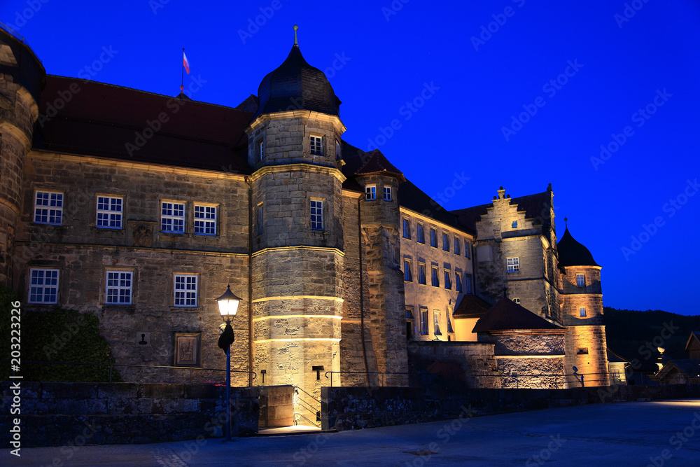 Burg Rosenberg, Kronach, Oberfranken, Bayern, Deutschland