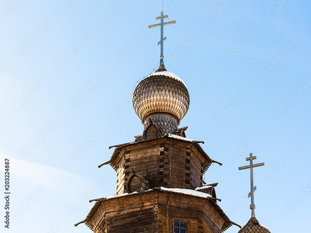 top of the Transfiguration Church in Suzdal