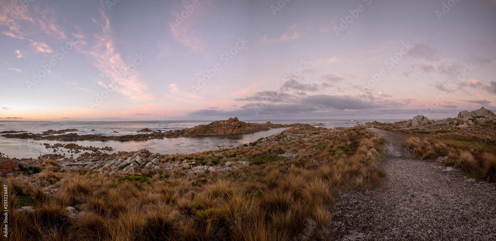 dawn panorama, West Point Reserve, Tasmania