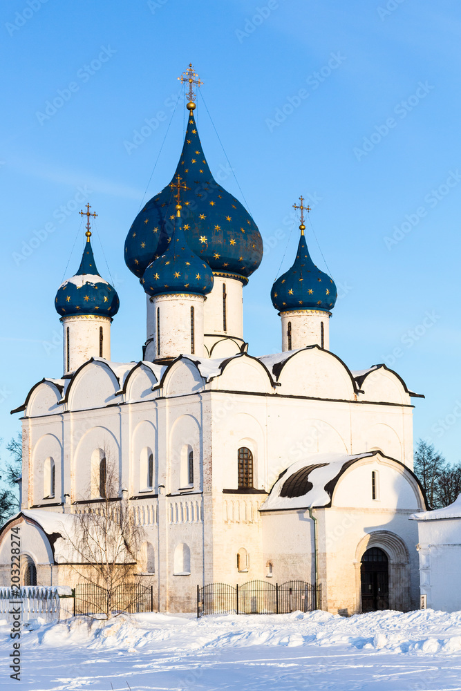 Cathedral of Nativity of the Virgin in winter