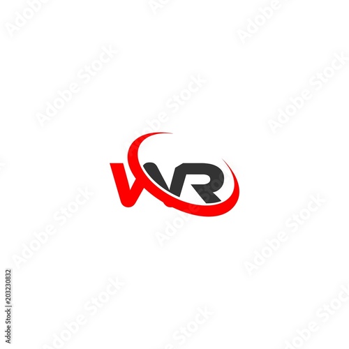 Initial Letter WR Logo, initial letter logo wr, rw, logo template