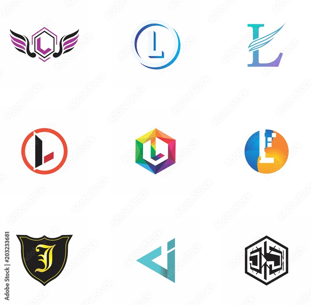 j, l, jl, lj letter logo design for icon, web, technology, and corporate j, l, jl, lj letter logo design for icon, web, technology, and corporate