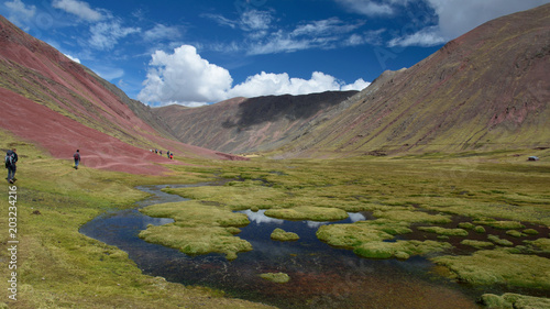 Peruvian landscape in the Red Valley 
