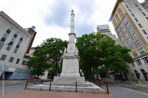 The Confederate memorial in Augusta, Georgia. 