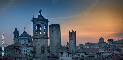 towers of Bergamo