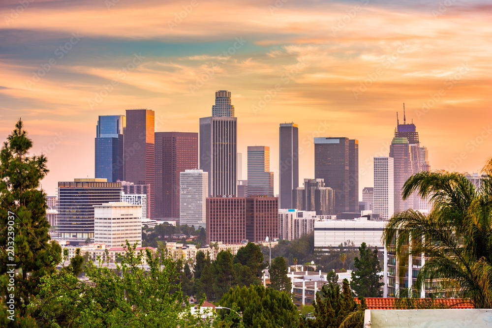 Los Angeles, California, USA Skyline