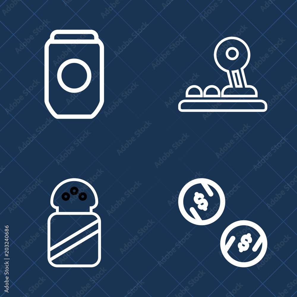 Premium set of outline vector icons. Such as bank, seasoning, money, blank, care, web, wealth, aluminum, mineral, graphic, packaging, product, metal, health, element, object, sign, can, silver, canned Premium set of outline vector icons. Such as bank, seasoning, money, blank, care, web, wealth, aluminum, mineral, graphic, packaging, product, metal, health, element, object, sign, can, silver, canned