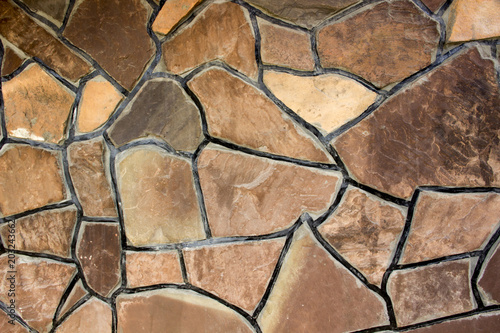 the texture of the large stone tiles for the background