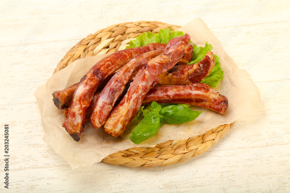 Smoked pork ribs Smoked pork ribs