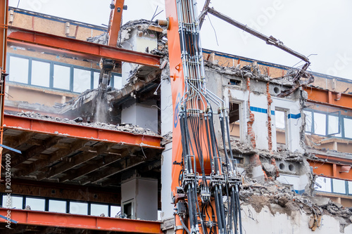 demolition of an office building