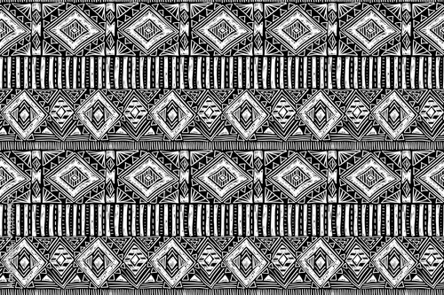 Fabric pattern. Tribal ornament. Ethnic style. Embroidery effect illustration. Mexican fabric. Brazilian textile. Vector pattern for fashion design, interior or printed products.