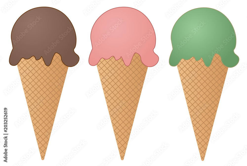 Ice Cream Set Vector eps 10 Ice Cream Set Vector eps 10