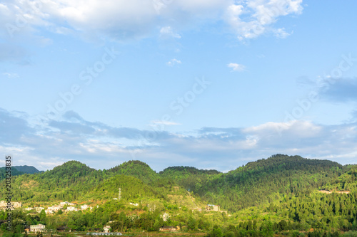 landscape in mountain