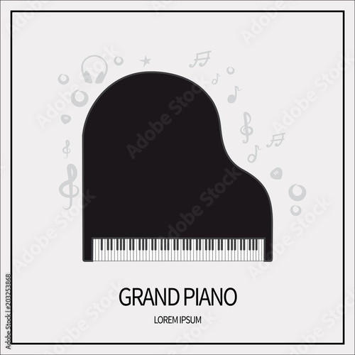 grand piano icon