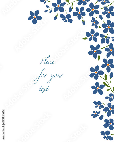 Hand drawn flowers