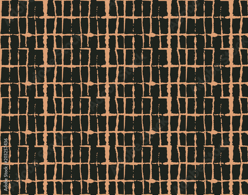 Elegant Kimono Texture Organic Seamless Vector Pattern. Ink Boho Batik, Wabi Sabi, Tie Dye Hipster Fashion Simple Geo Design Prints. Traditional Seamless Kimono Background, Male Fashion Geo Ornament.