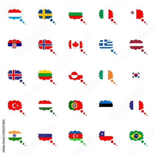 Flags vector of the world