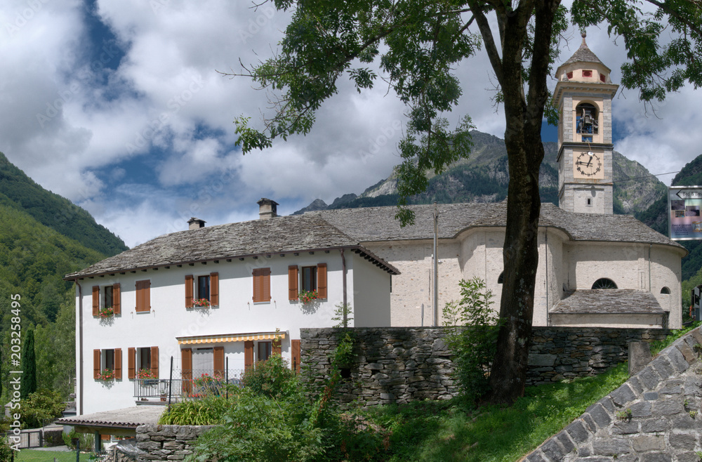 Valle Versasca village church