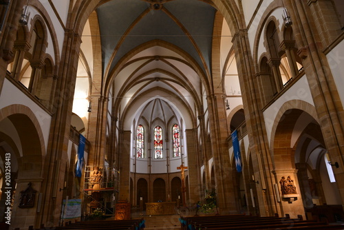 Innenansicht der Stadtpfarrkirche St. Maria  Landau in der Pfalz  