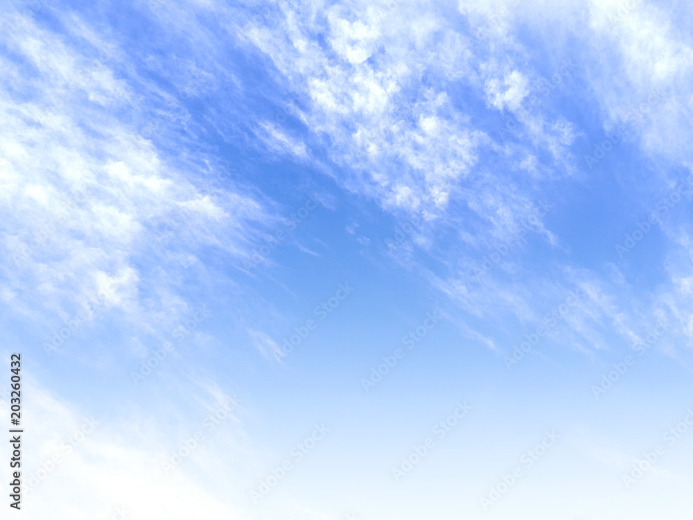 Clouds on blue sky. Background