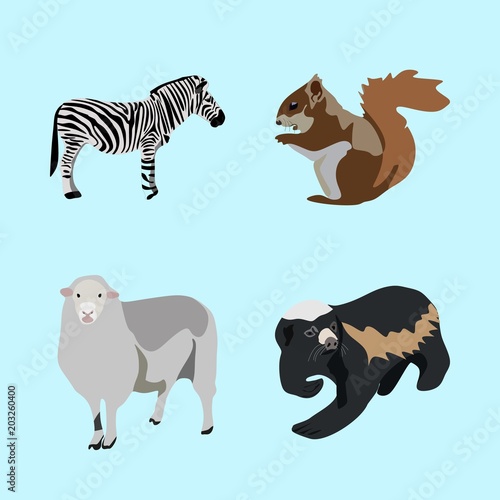 icons about Animal with draw, zoology, black, animals and wild life