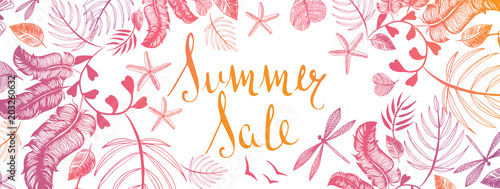 Summer sale banner
