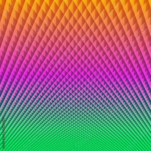 Obraz na plátně Geometrical rhombic multicolor background.