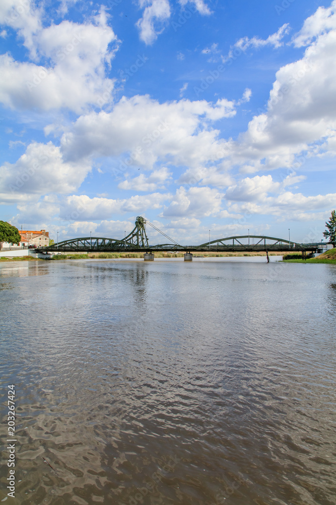 Fototapeta premium Vista de Alcácer do Sal em Portugal