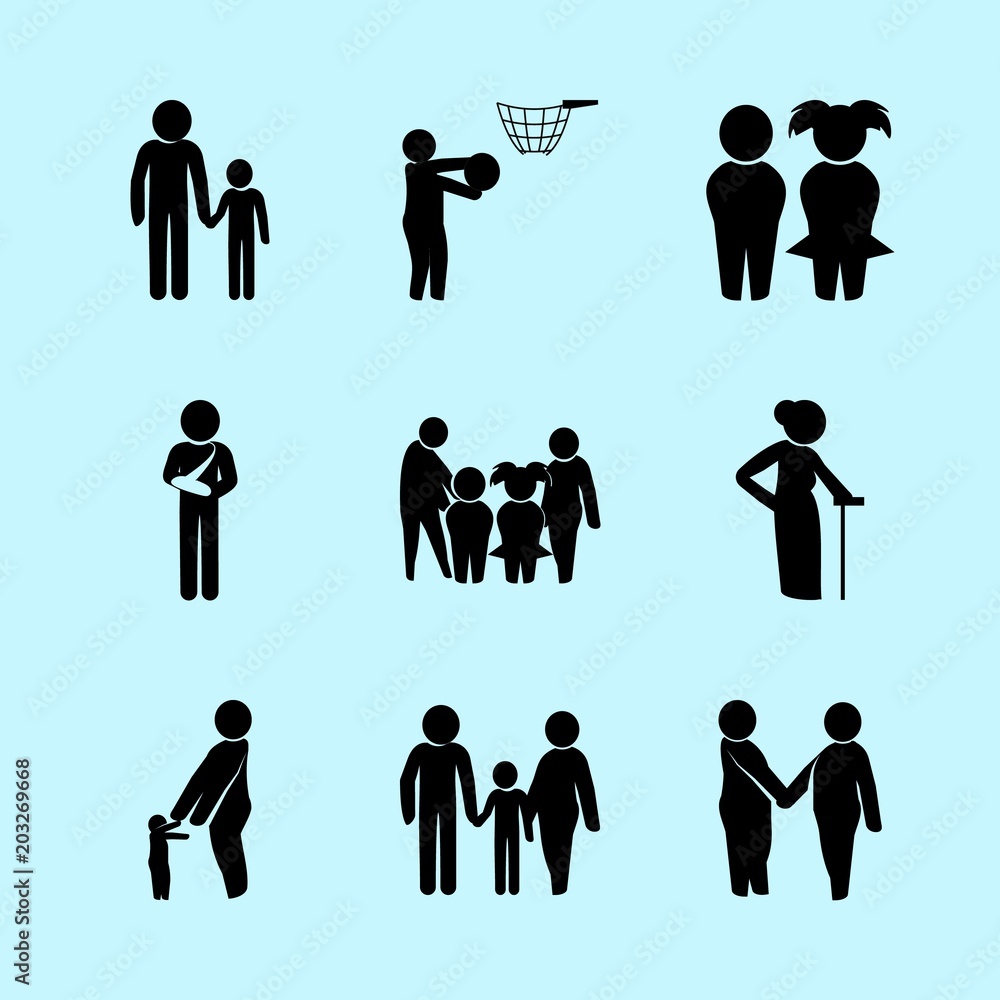 icons about Human with love, businessman, mommy, gypsum and sports icons about Human with love, businessman, mommy, gypsum and sports
